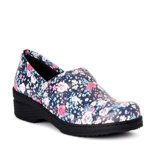 Ohmm Slip Resistant Clogs - Floral Design (7.5)